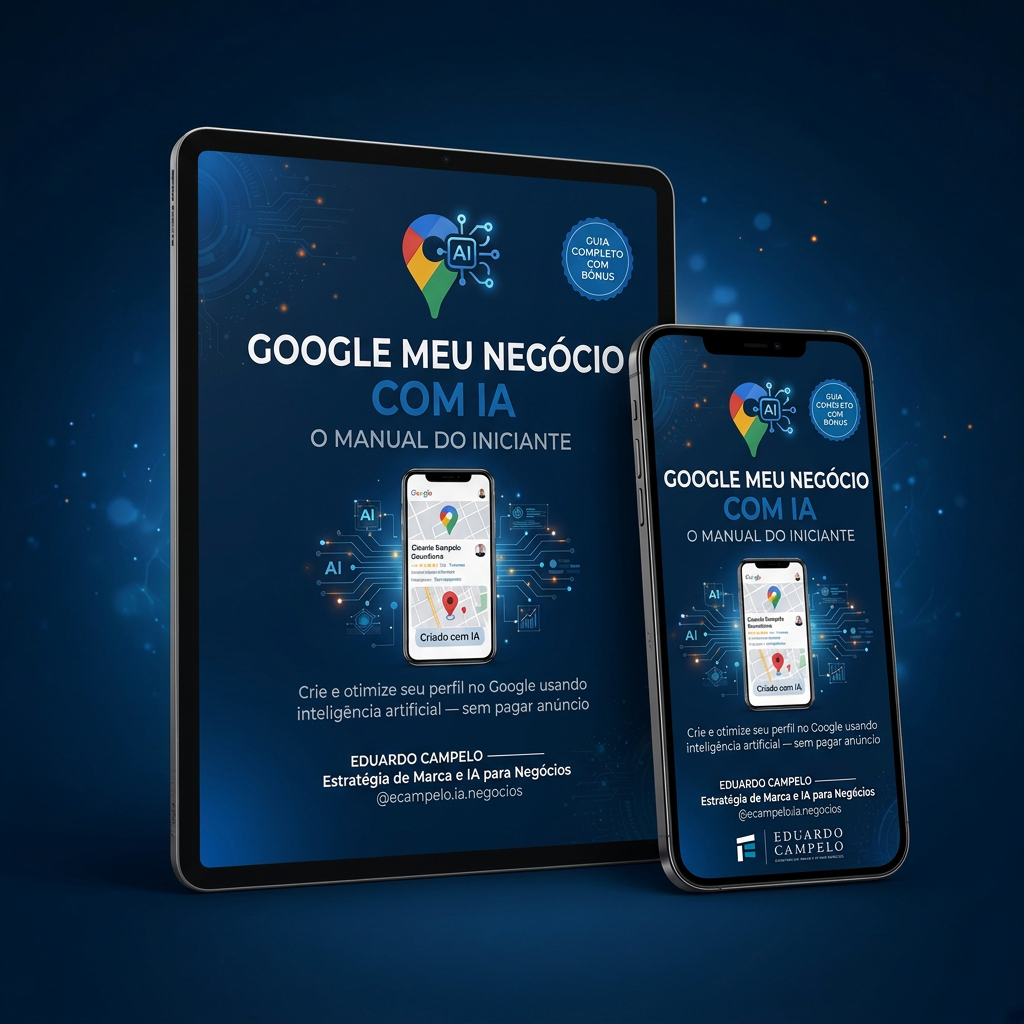 Manual Google Meu Negócio com IA disponível no tablet e no celular